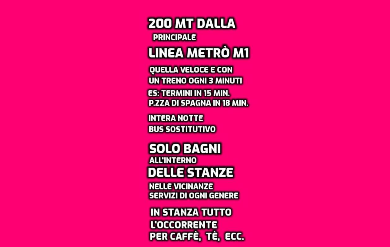 B&B Near Metro' Central Line - Only Wc In The Rooms 15 Minutes To Termini Station 20 To Spagna Square - In The Night Bus 罗马 外观 照片